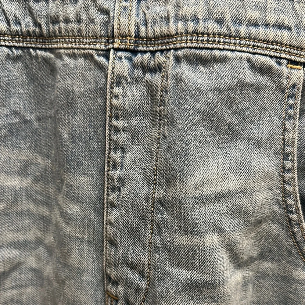 American Eagle Outfitters Blue Denim Jumpsuit Casual Style - Preloved